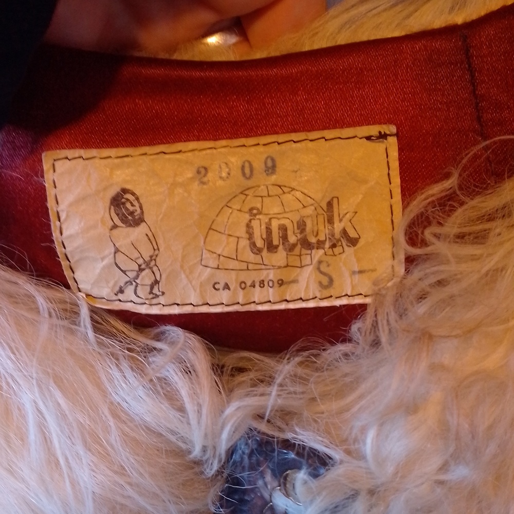 Rare Long-haired Raw Sheep Wool Jacket And Scarf Inuk Inuit 2009 - Picture 3 of 16